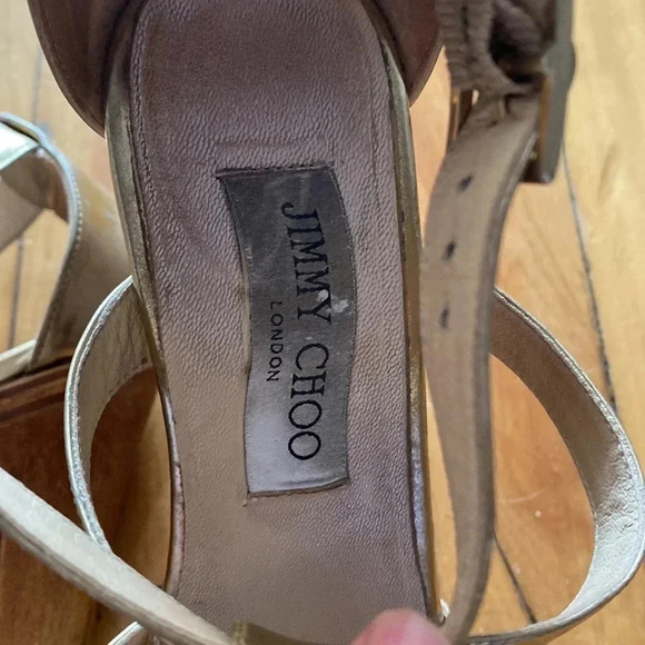 Authentic Jimmy Choo  cork platform heels - Picture 2 of 11